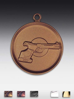 Metall-Medaille Pistole