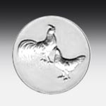 Metall-Medaille Hamburger Huhn