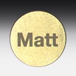 Aluminum centre without picture, matt