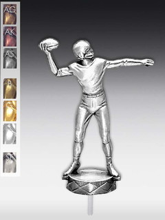 Metallfigur Footballspieler