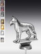 Metallfigur Schäferhund