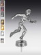 Metallfigur Läuferin