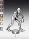 Metallfigur Rugbyspieler