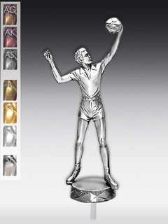 Metallfigur Volleyballspieler