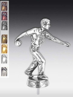 Metallfigur Kegler