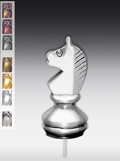 Metallfigur Schach