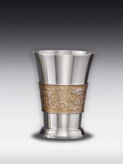 Pewter schnaps glass Bronze