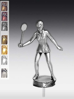 Metallfigur Squashspieler