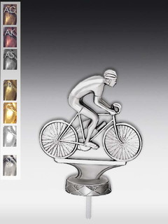 Metallfigur Radfahrer
