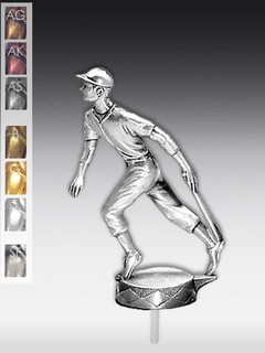 Metallfigur Baseballspieler