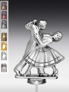 Metallfigur Tanzpaar