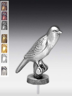 Metallfigur Kanarienvogel