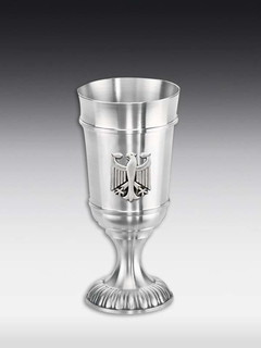Pewter wine goblet Germany