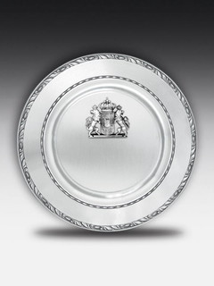 Pewter plate ML-Bavaria
