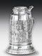 Pewter Beer stein Spitzweg 1,0l