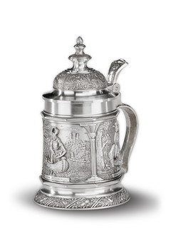 Tinnen bier mok Nibelungen