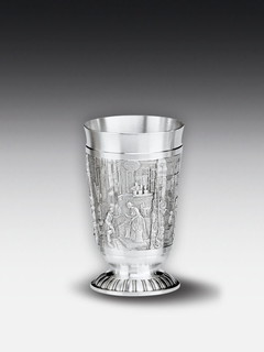 Pewter Wine cup Spitzweg