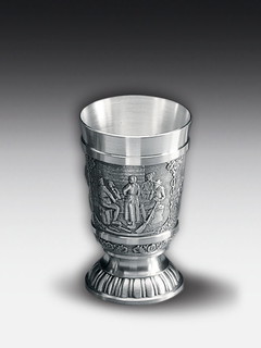Pewter Wine cup Defregger