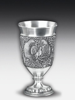 Pewter Wine goblet Royal Hunt