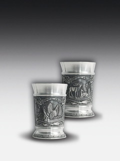 Pewter Shot cup Hunting