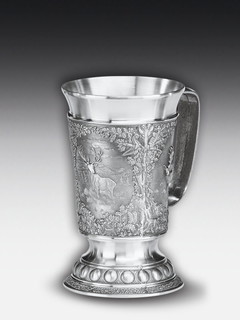 Pewter Beer stein Royal Hunt oD