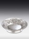 Pewter Deep plate Crop-oval,Fuss