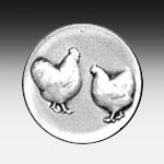 Metallemblem Orpington