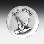 Metallemblem Taube (Gut Flug)