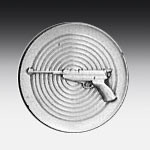 Metallemblem Luftpistole