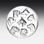 Metallemblem Gebrauchs Hunde