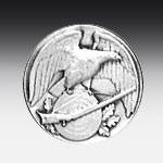 Metallemblem Schützenadler